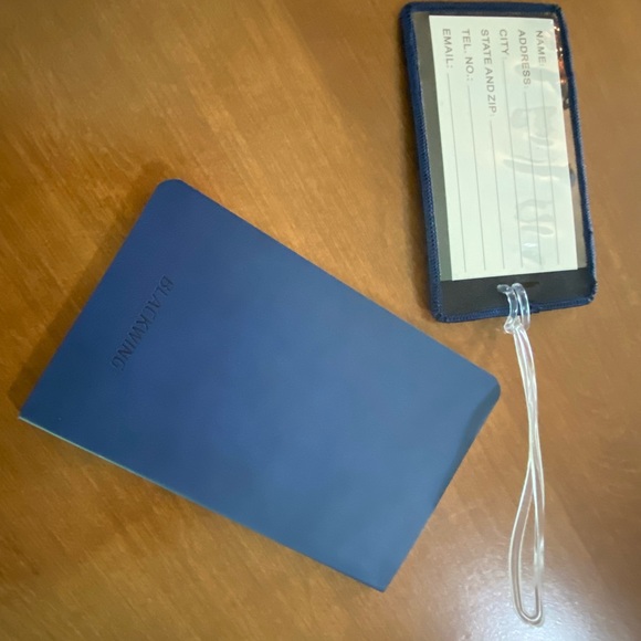 New/unused luggage tag and notebook from Wilco’s Sky Blue Sky festival NWOT - Picture 2 of 9